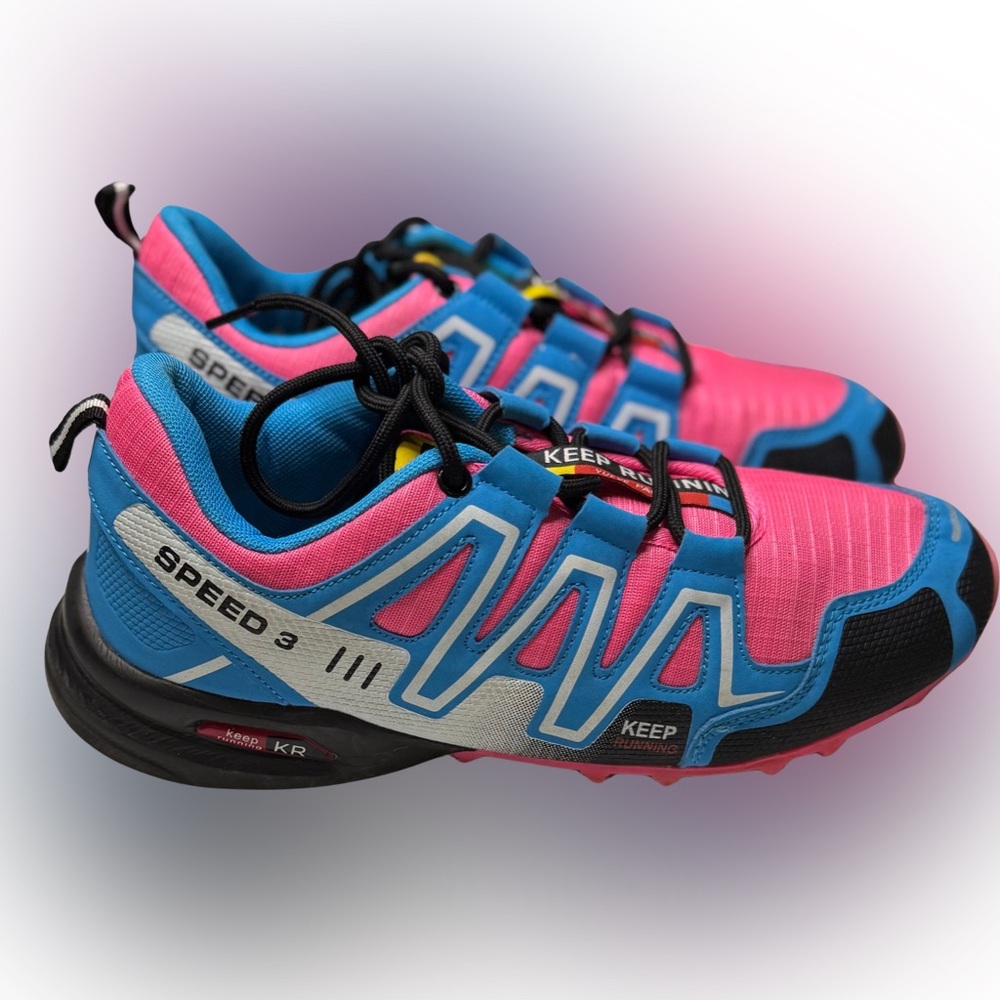Keep Running Walking Running Hiking shoes Women’s Size 8.5-9 Pink Blue